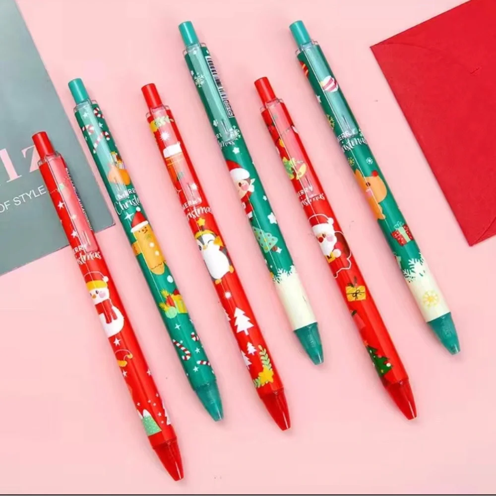 🍒🍒 2 Christmas Black Ink Pens